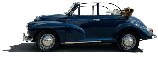 Morris Minor Convertible for Hire
